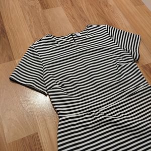 3/25 Classic Stripe Thick Stretch Dress